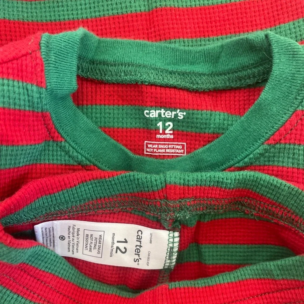 Carter's 12 Month Christmas Pajamas